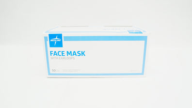 Medline NON27373 Face Mask w/ Earloops - Box of 50